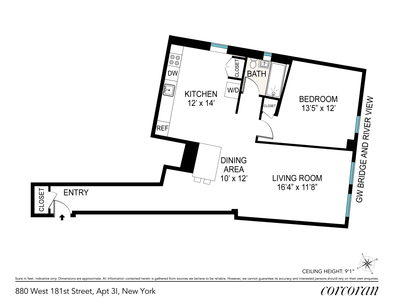 #3 photo, 880 W 181ST Street, マンハッタン Hudson Heights , NY 10033