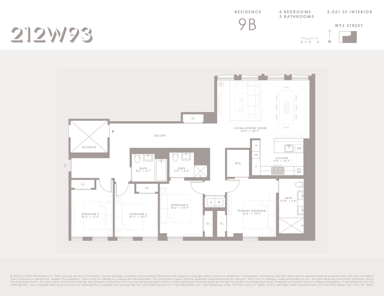 #2 photo, 212 W 93RD Street, マンハッタン Upper West Side , NY 10025