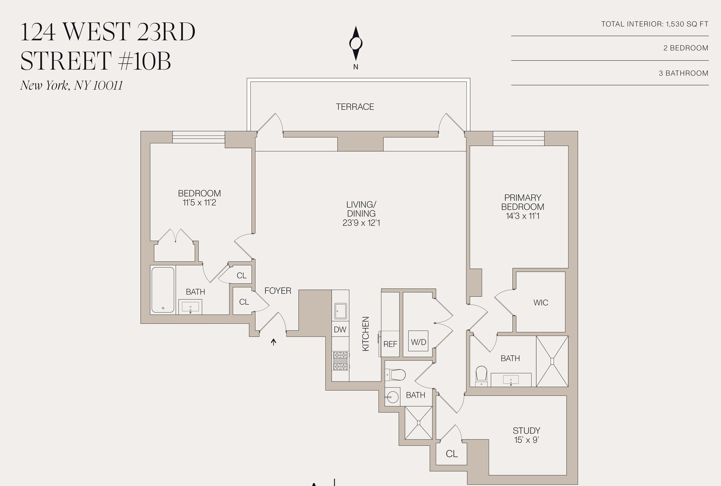 #3 photo, 124 W 23RD Street, マンハッタン Chelsea , NY 10011