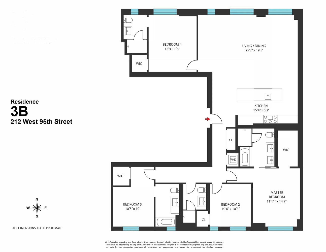 #2 photo, 212 W 95TH Street, マンハッタン Upper West Side , NY 10025