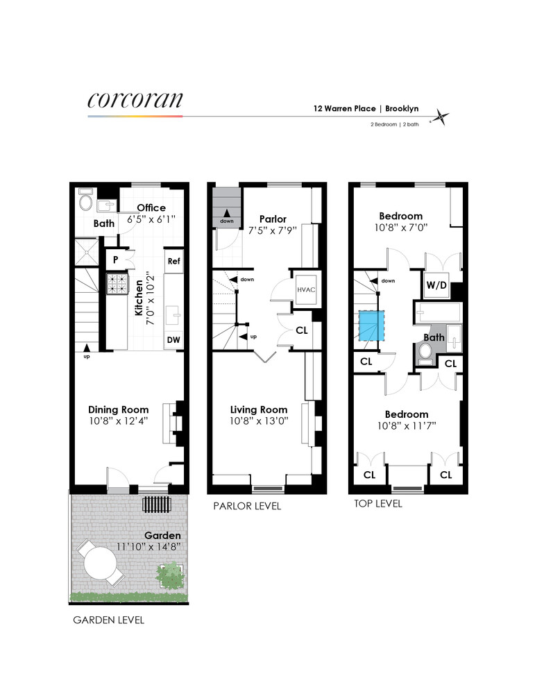 #2 photo, 12 WARREN Place, ブルックリン区 Cobble Hill , NY 11201