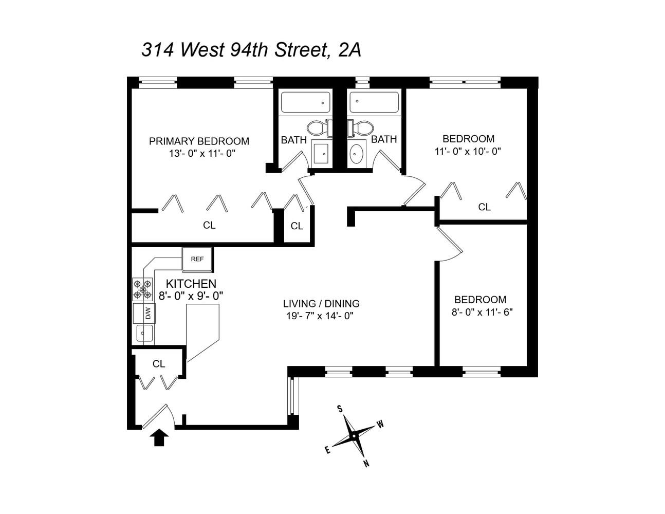 #2 photo, 314 W 94TH Street, マンハッタン Upper West Side , NY 10025