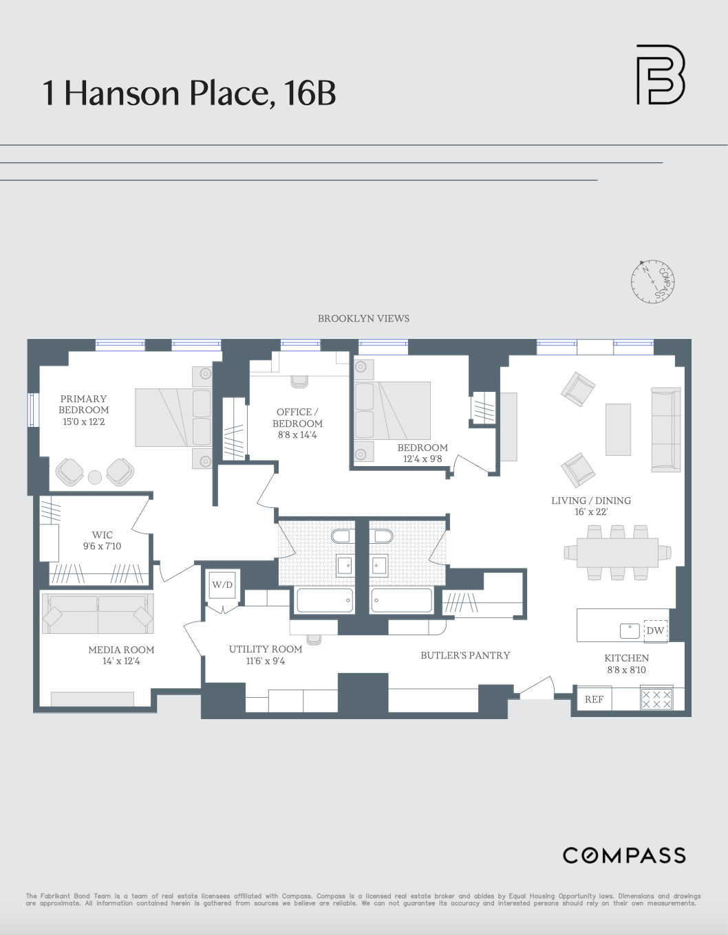 #2 photo, 1 Hanson Place, ブルックリン区 Fort Greene , NY 11243