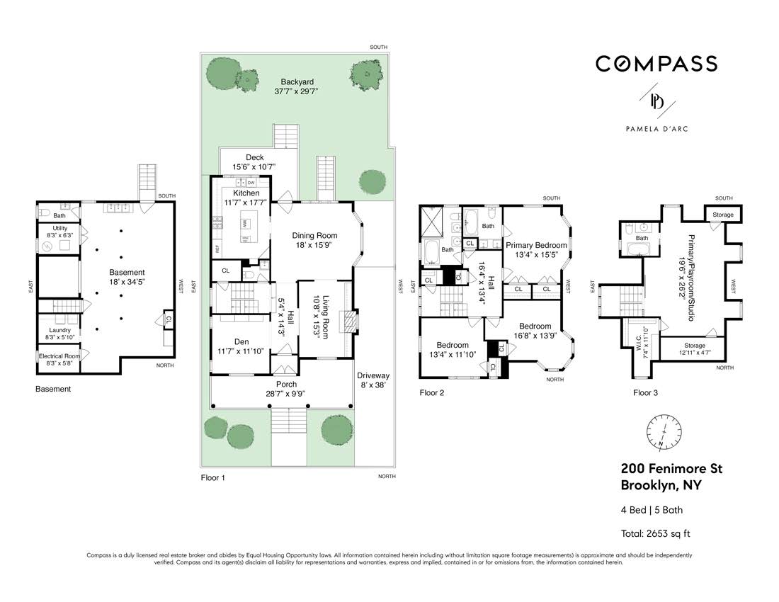 #2 photo, 200 Fenimore Street, ブルックリン区 Prospect Lefferts Gardens , NY 11225