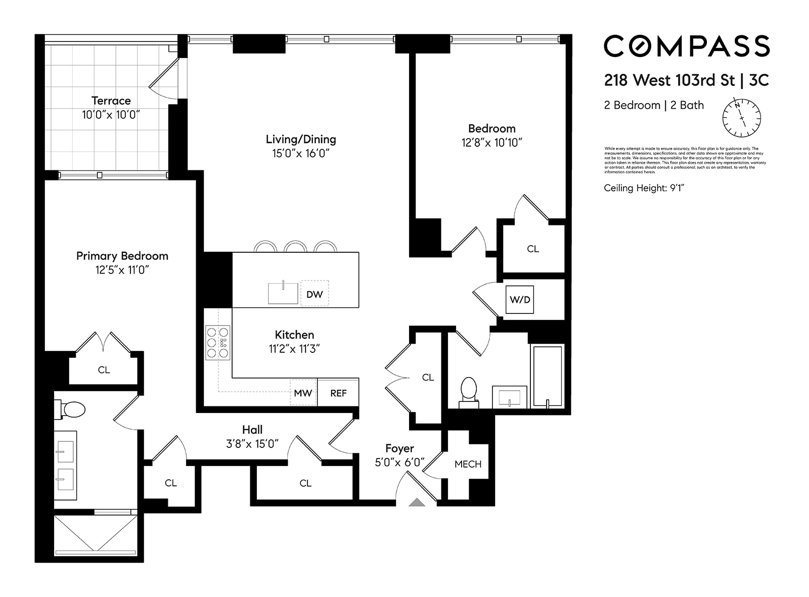 #2 photo, 218 W 103rd Street, マンハッタン Upper West Side , NY 10025