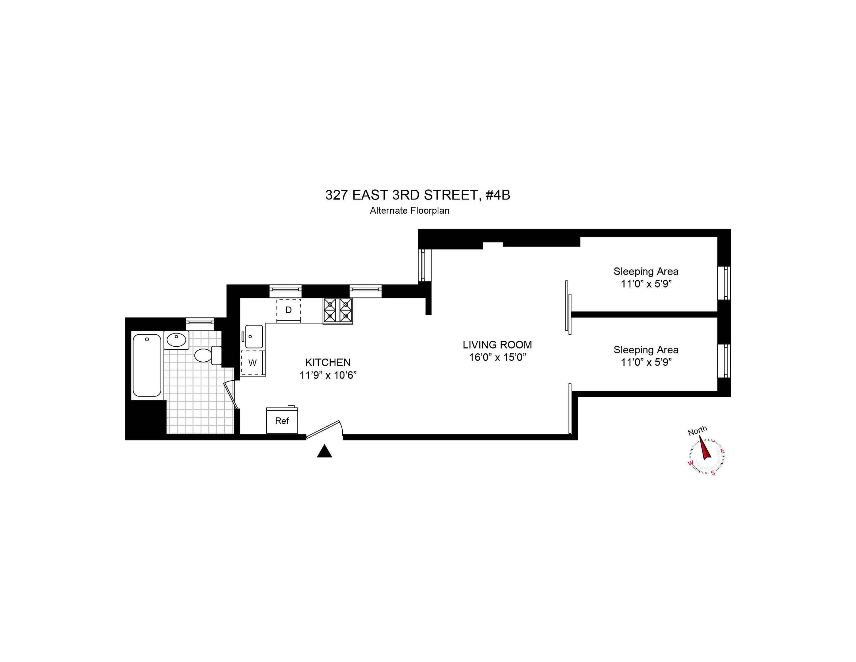 #3 photo, 327 E 3rd Street, マンハッタン East Village , NY 10009