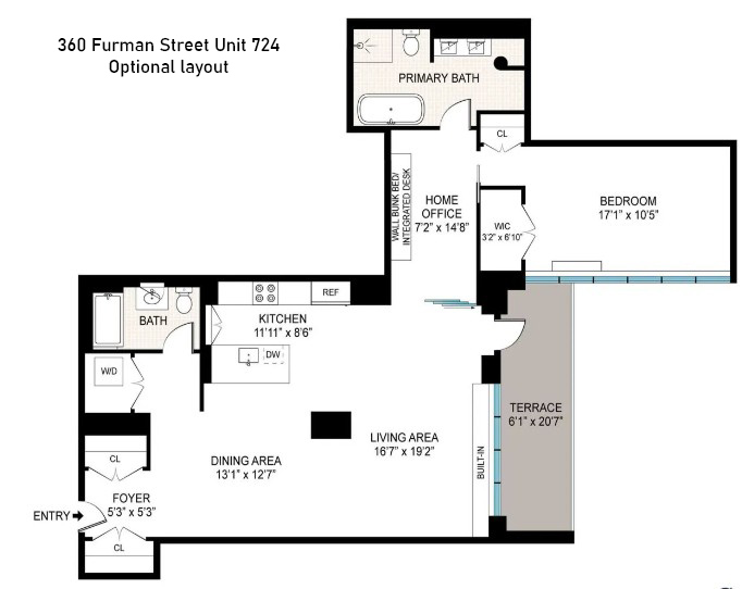 #3 photo, 360 Furman Street, ブルックリン区 Brooklyn Heights , NY 11201