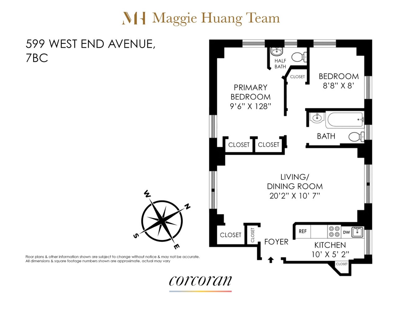 #2 photo, 599 W END Avenue, マンハッタン Upper West Side , NY 10024