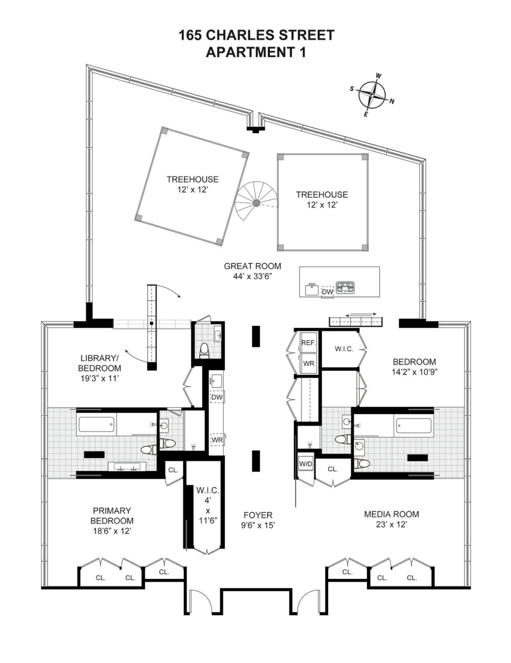 #2 photo, 165 CHARLES Street, マンハッタン West Village , NY 10014