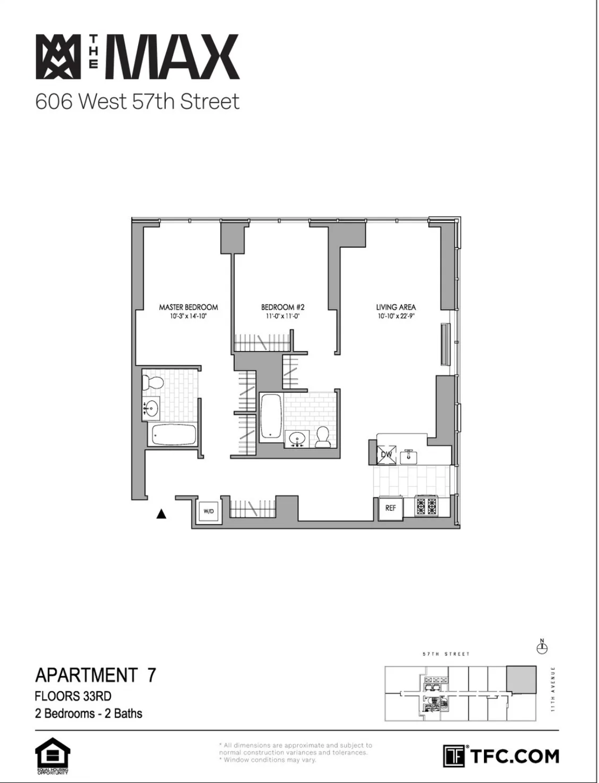 #3 photo, 606 W 57th Street, マンハッタン Hells Kitchen , NY 10019