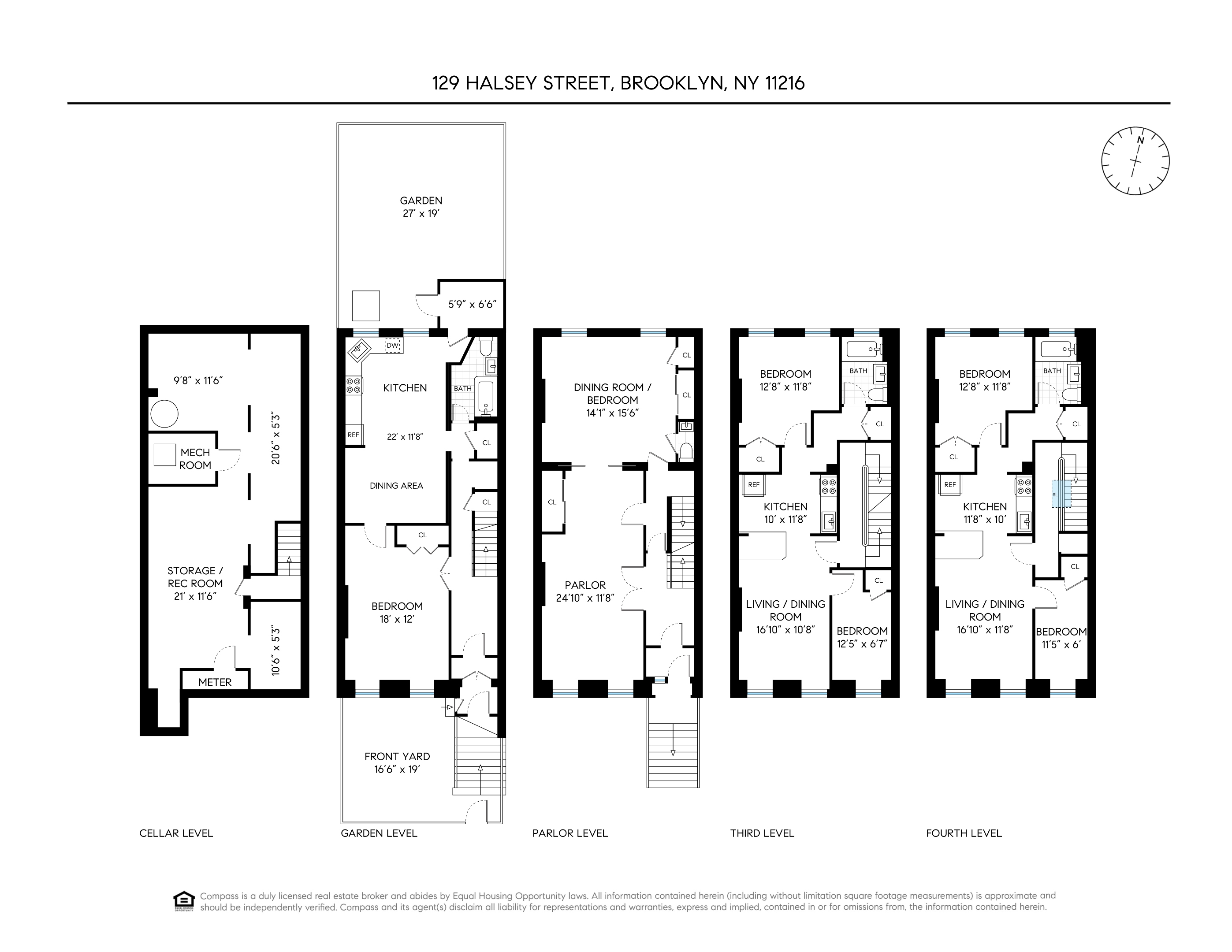 #2 photo, 129 Halsey Street, ブルックリン区 Bedford-Stuyvesant , NY 11216