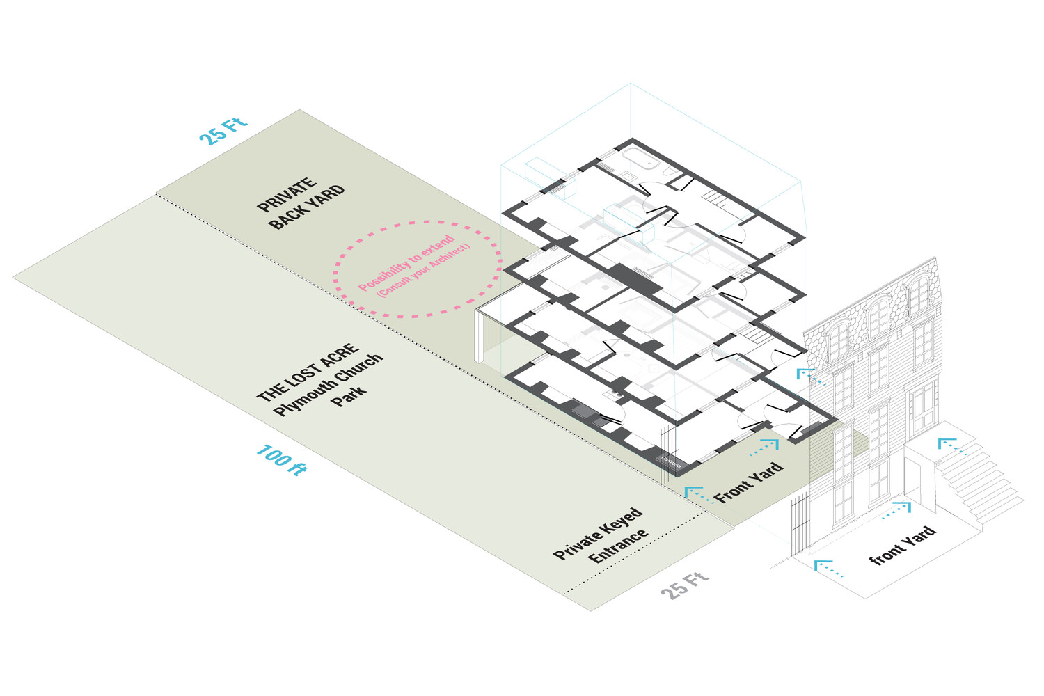 #2 photo, 69 ORANGE Street, ブルックリン区 Brooklyn Heights , NY 11201