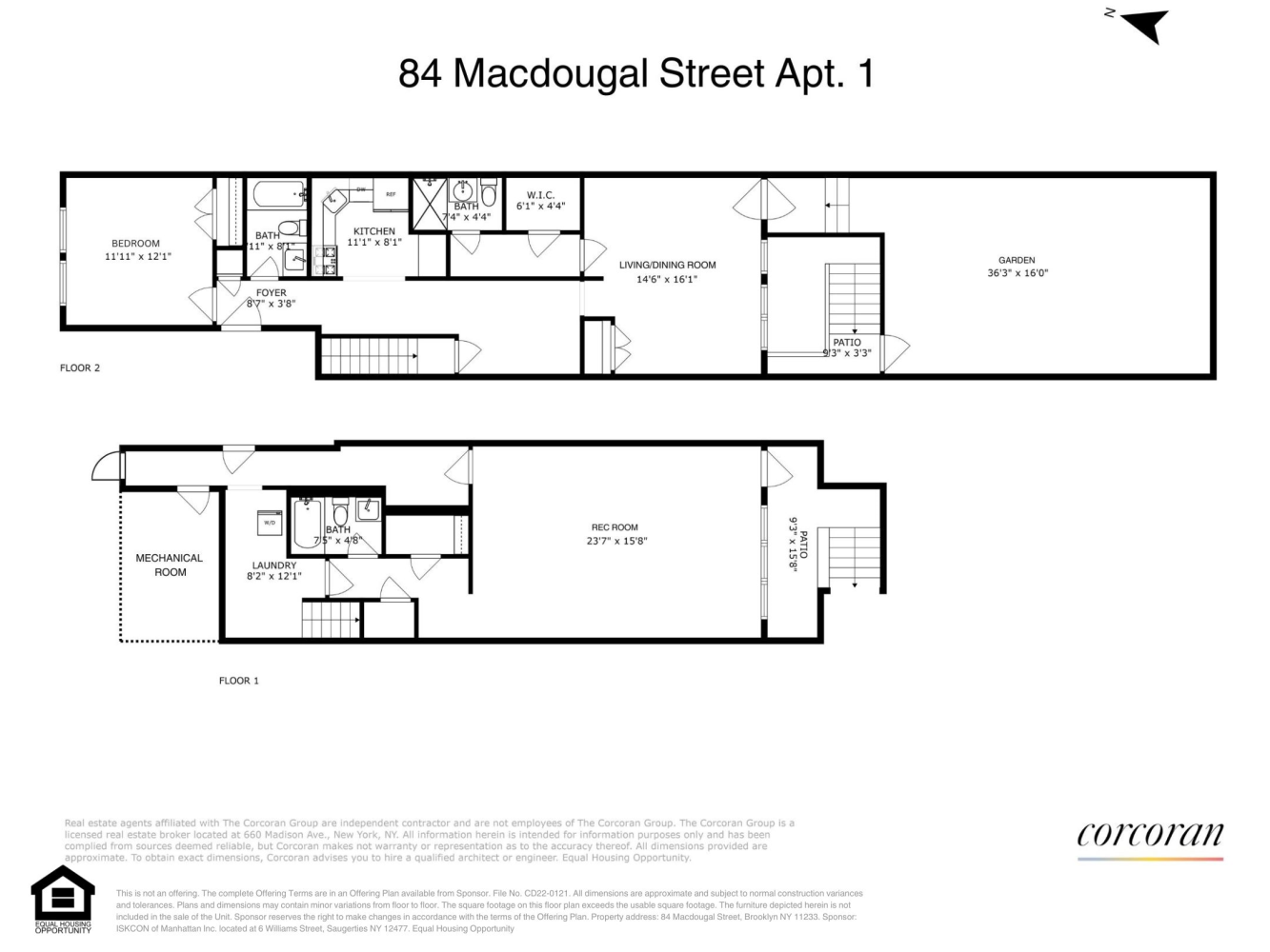 #2 photo, 84 MACDOUGAL Street, ブルックリン区 Stuyvesant Heights , NY 11233