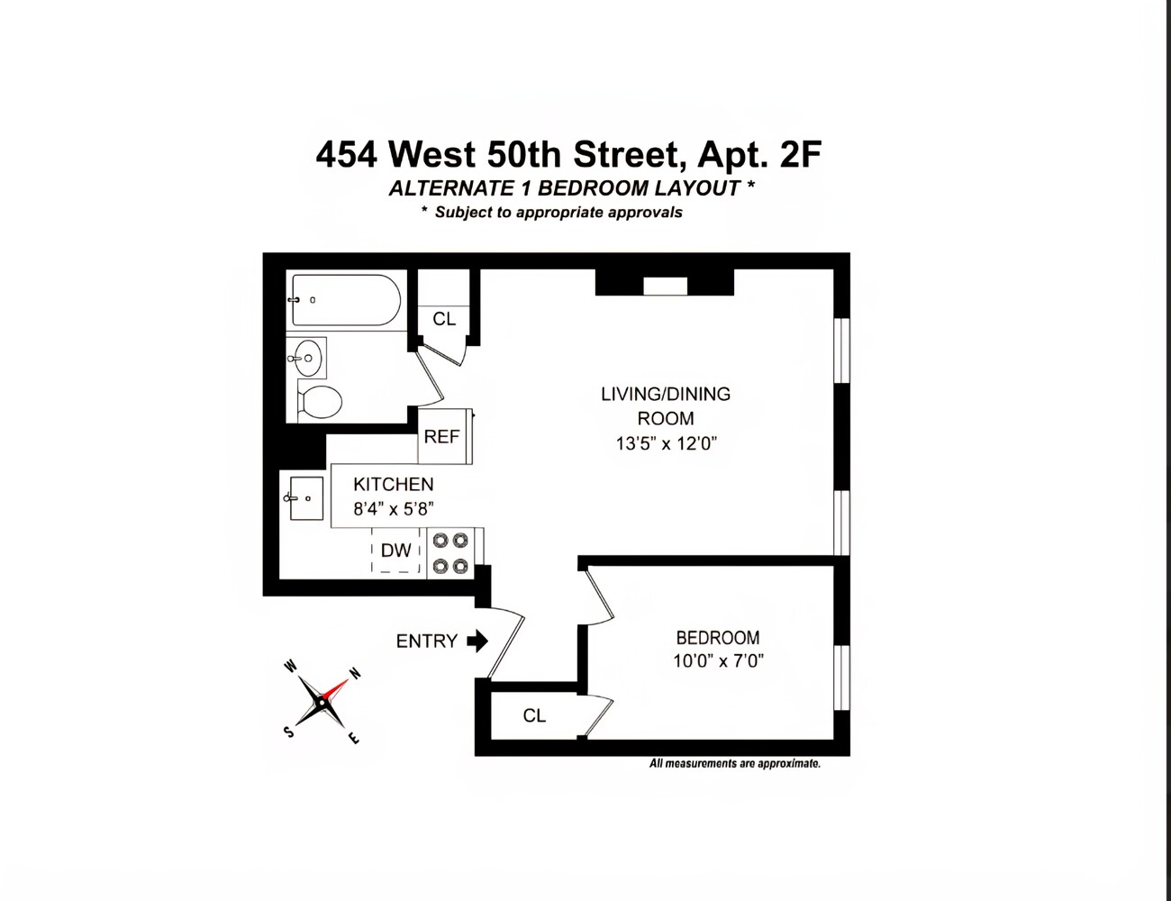 #2 photo, 454 W 50TH Street, マンハッタン Hells Kitchen , NY 10019