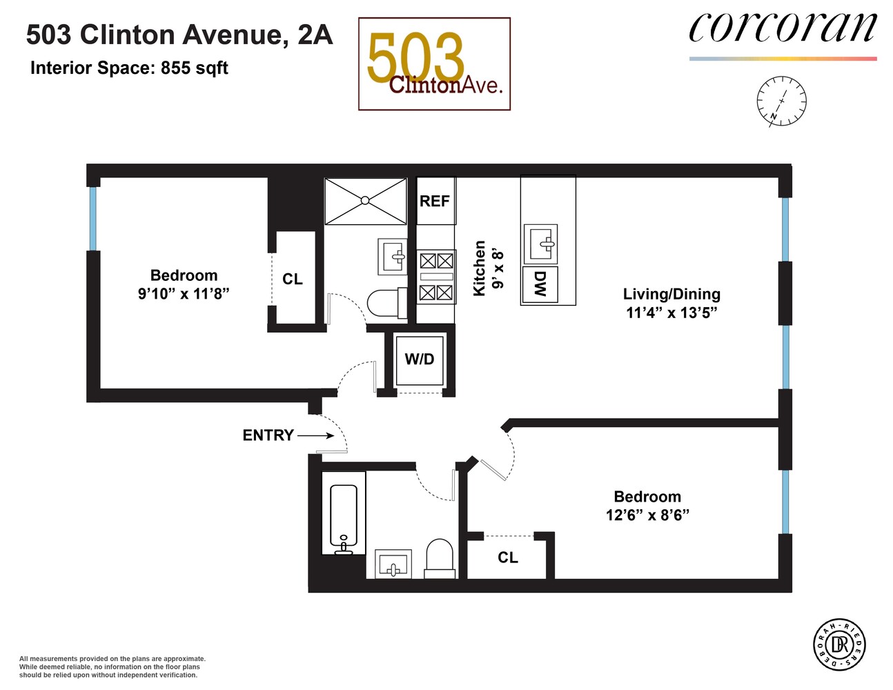 #2 photo, 503 CLINTON Avenue, ブルックリン区 Clinton Hill , NY 11238