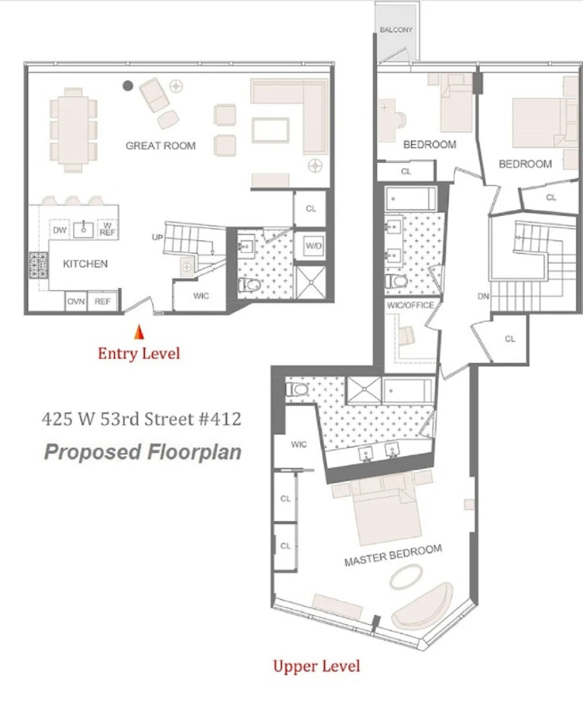 #2 photo, 425 W 53RD Street, マンハッタン Hells Kitchen , NY 10019