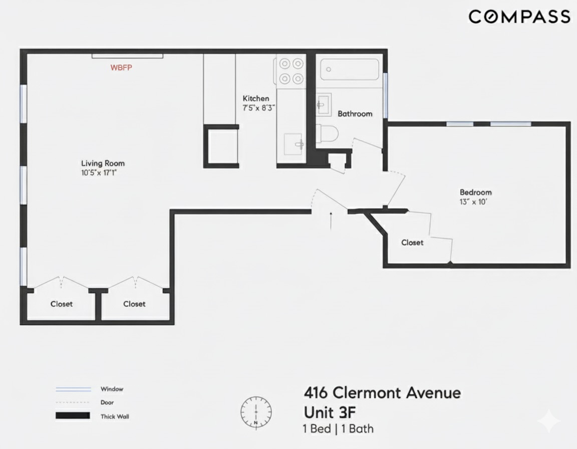 #2 photo, 416 Clermont Avenue, ブルックリン区 Fort Greene , NY 11238