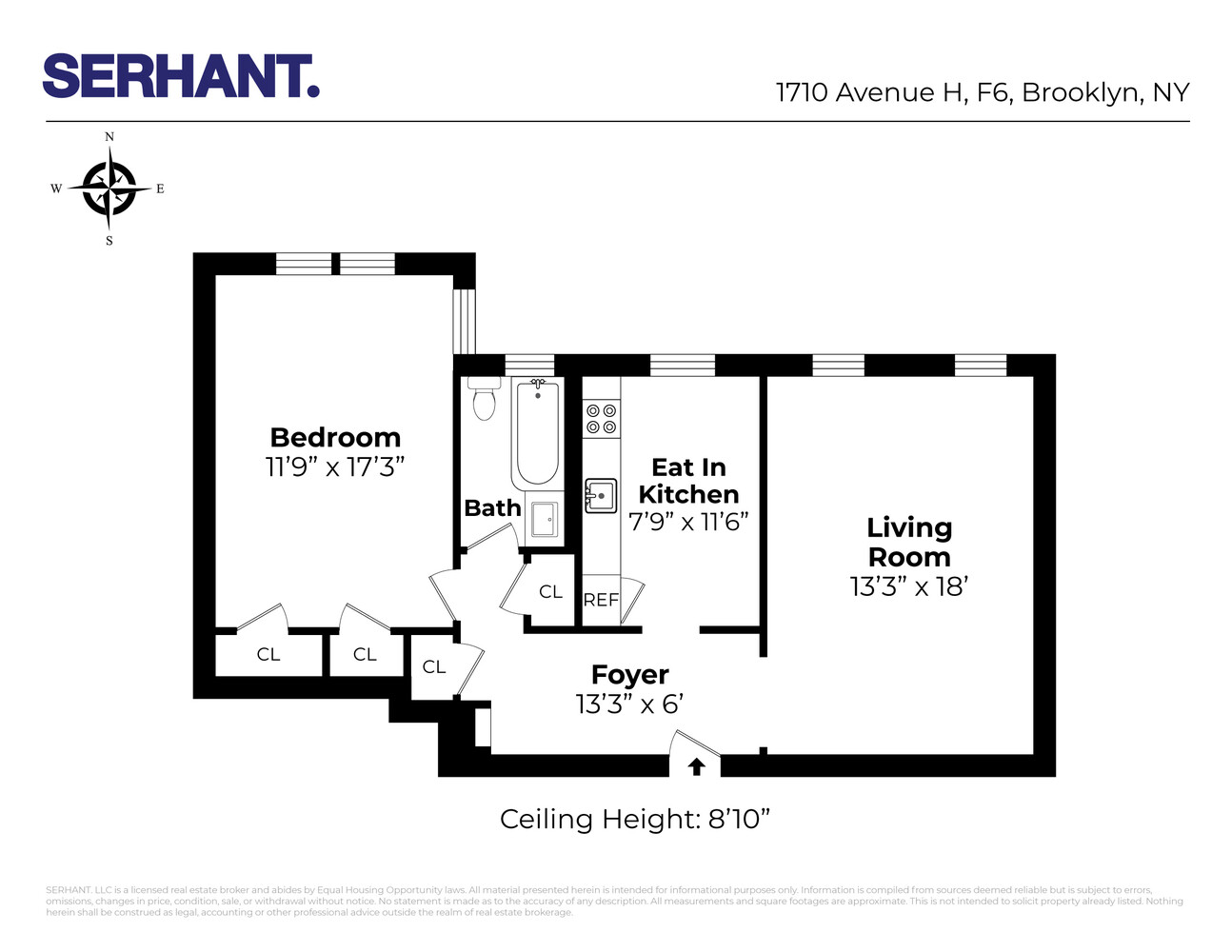 #2 photo, 1710 AVE H, ブルックリン区 Ditmas Park , NY 11230