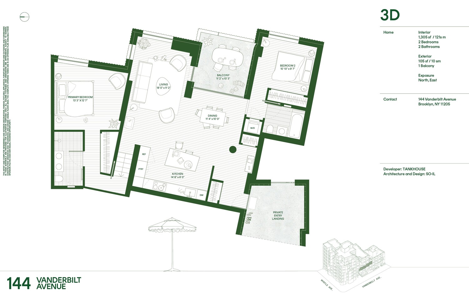 #2 photo, 144 VANDERBILT Avenue, ブルックリン区 Fort Greene , NY 11205