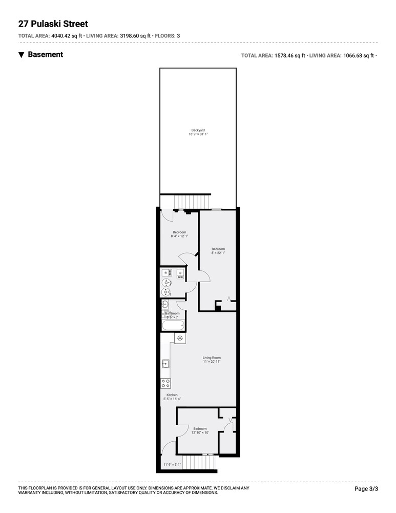 #4 photo, 27 PULASKI Street, ブルックリン区 Bedford-Stuyvesant , NY 11206