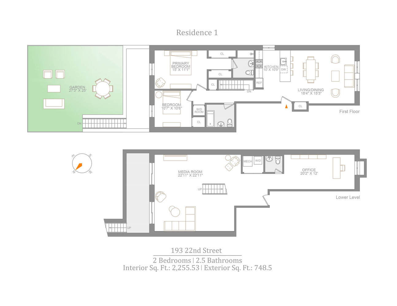 #2 photo, 193 22ND Street, ブルックリン区 Greenwood Heights , NY 11232