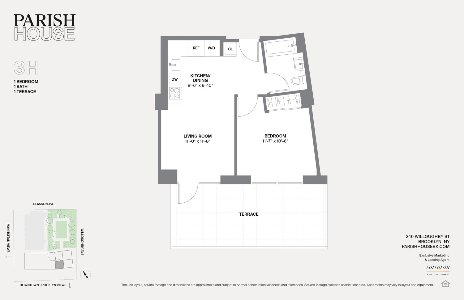 #2 photo, 249 WILLOUGHBY Avenue, ブルックリン区 Clinton Hill , NY 11205