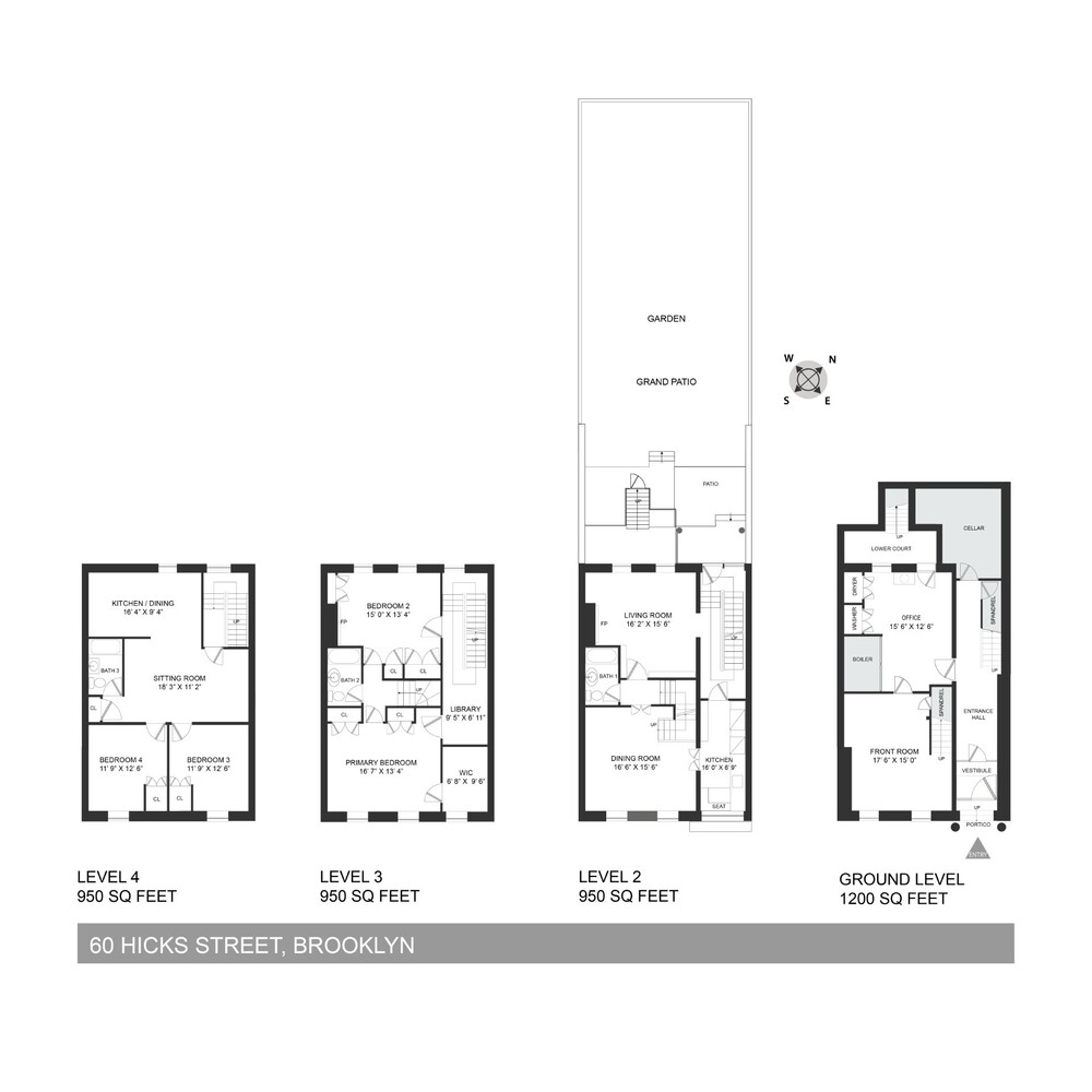 #2 photo, 60 HICKS Street, ブルックリン区 Brooklyn Heights , NY 11201