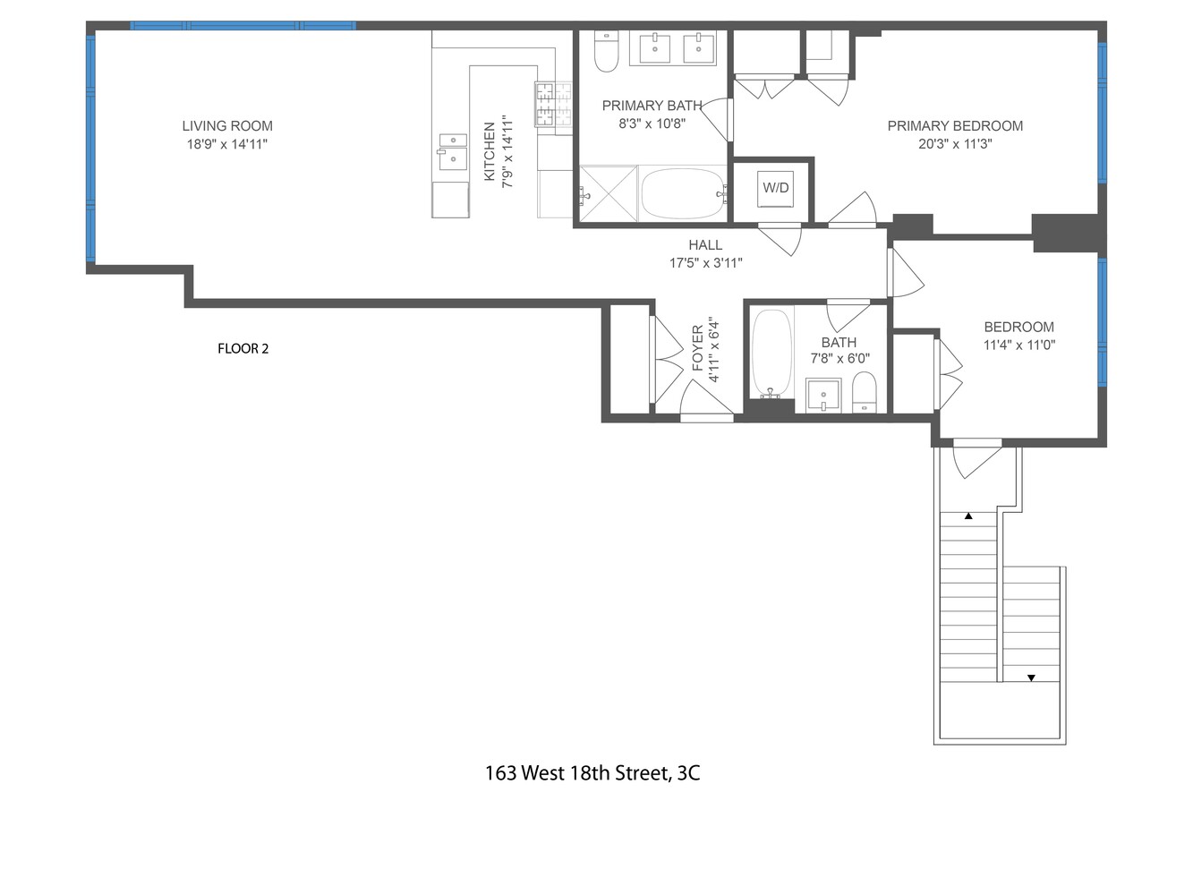 #3 photo, 163 W 18TH Street, マンハッタン Chelsea , NY 10011