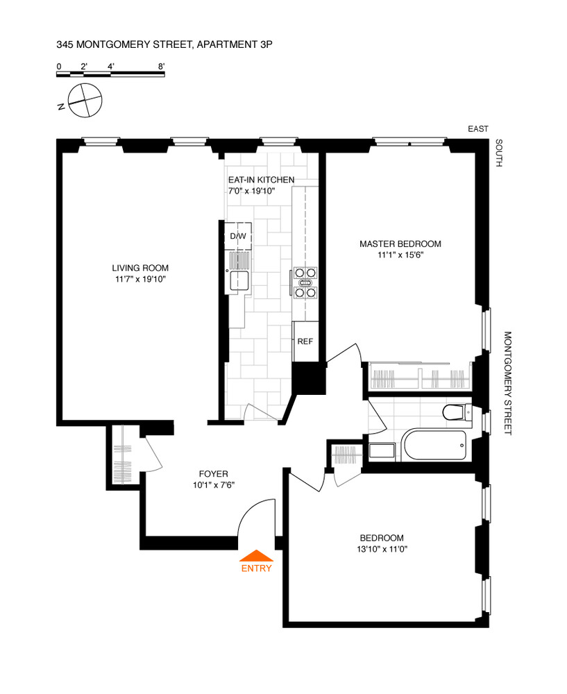 #2 photo, 345 MONTGOMERY Street, ブルックリン区 Crown Heights , NY 11225