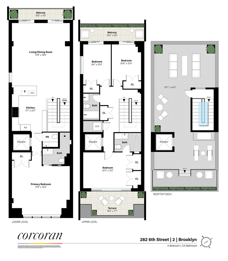 #2 photo, 282 6TH Street, ブルックリン区 Park Slope , NY 11215