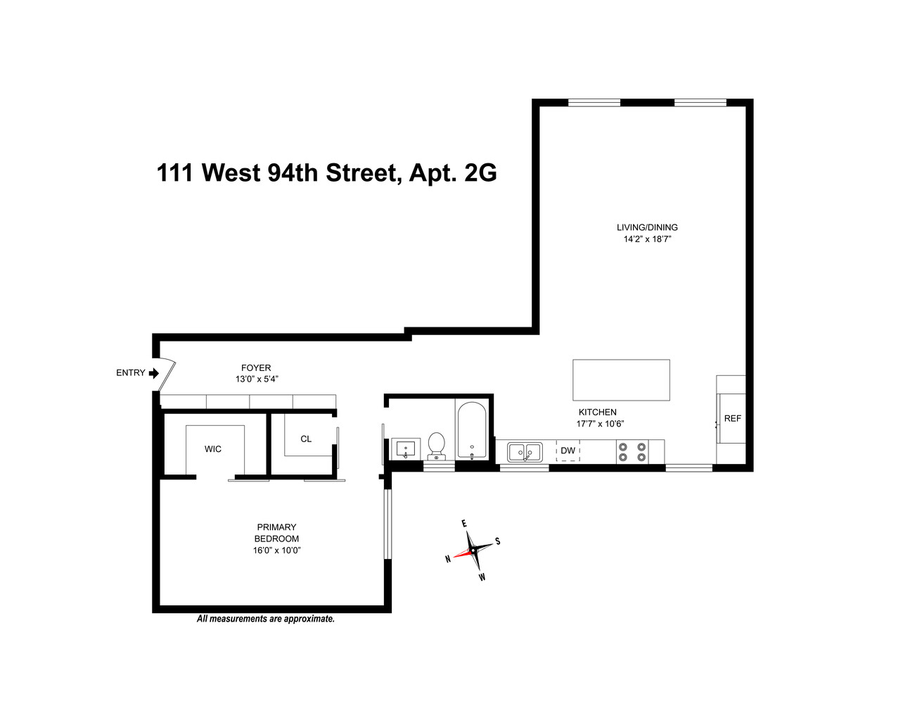 #3 photo, 111 W 94TH Street, マンハッタン Upper West Side , NY 10025