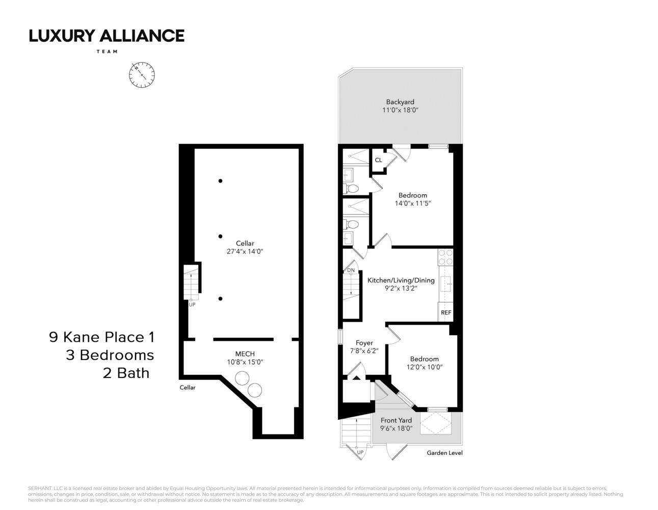 #2 photo, 9 KANE Place, ブルックリン区 Stuyvesant Heights , NY 11233