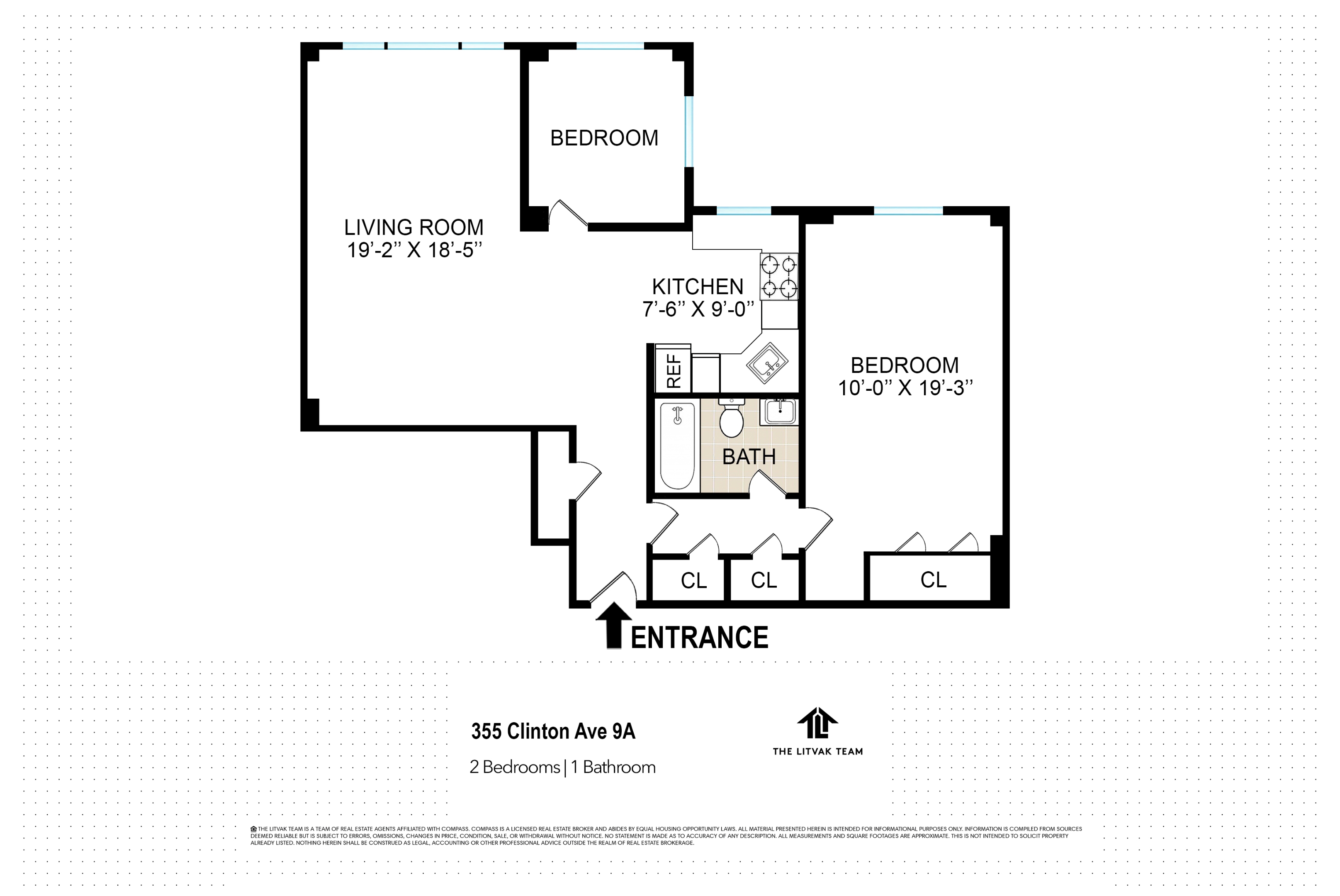 #2 photo, 355 Clinton Avenue, ブルックリン区 Clinton Hill , NY 11238