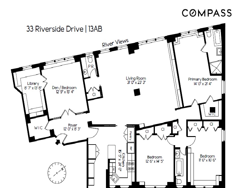 #2 photo, 33 Riverside Drive, マンハッタン Upper West Side , NY 10023