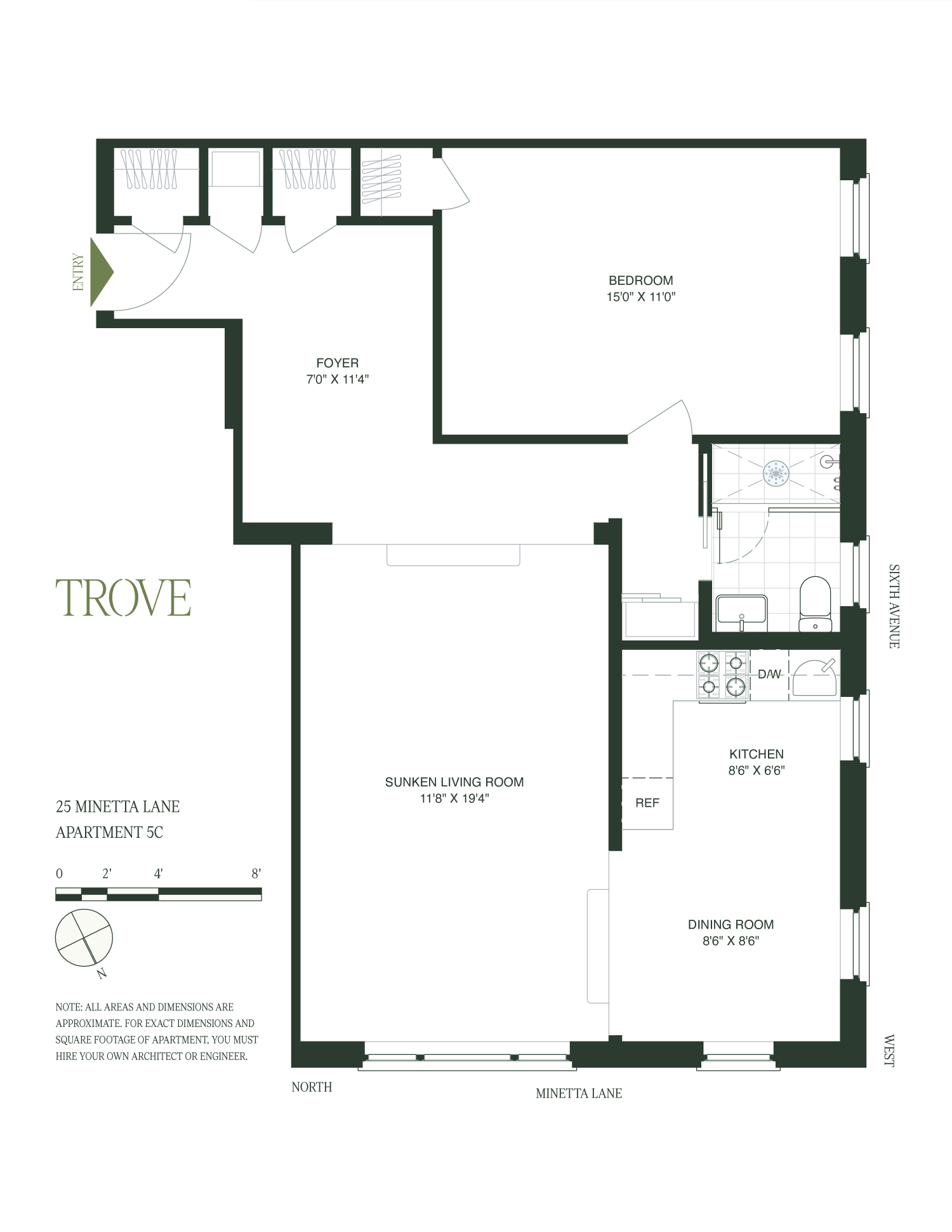 #2 photo, 25 Minetta Lane, マンハッタン Greenwich Village , NY 10012