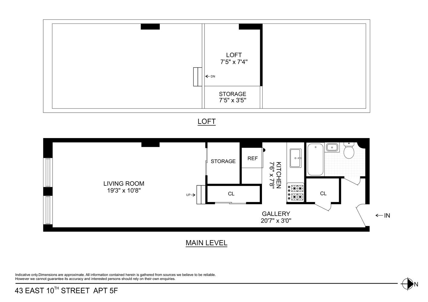 #2 photo, 43 E 10TH Street, Greenwich Village , NY 10003