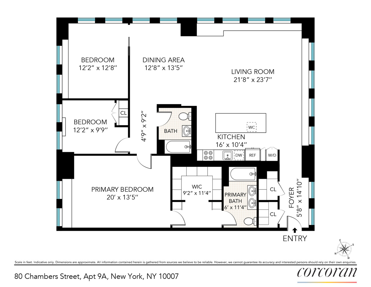 #2 photo, 80 CHAMBERS Street, Tribeca , NY 10007