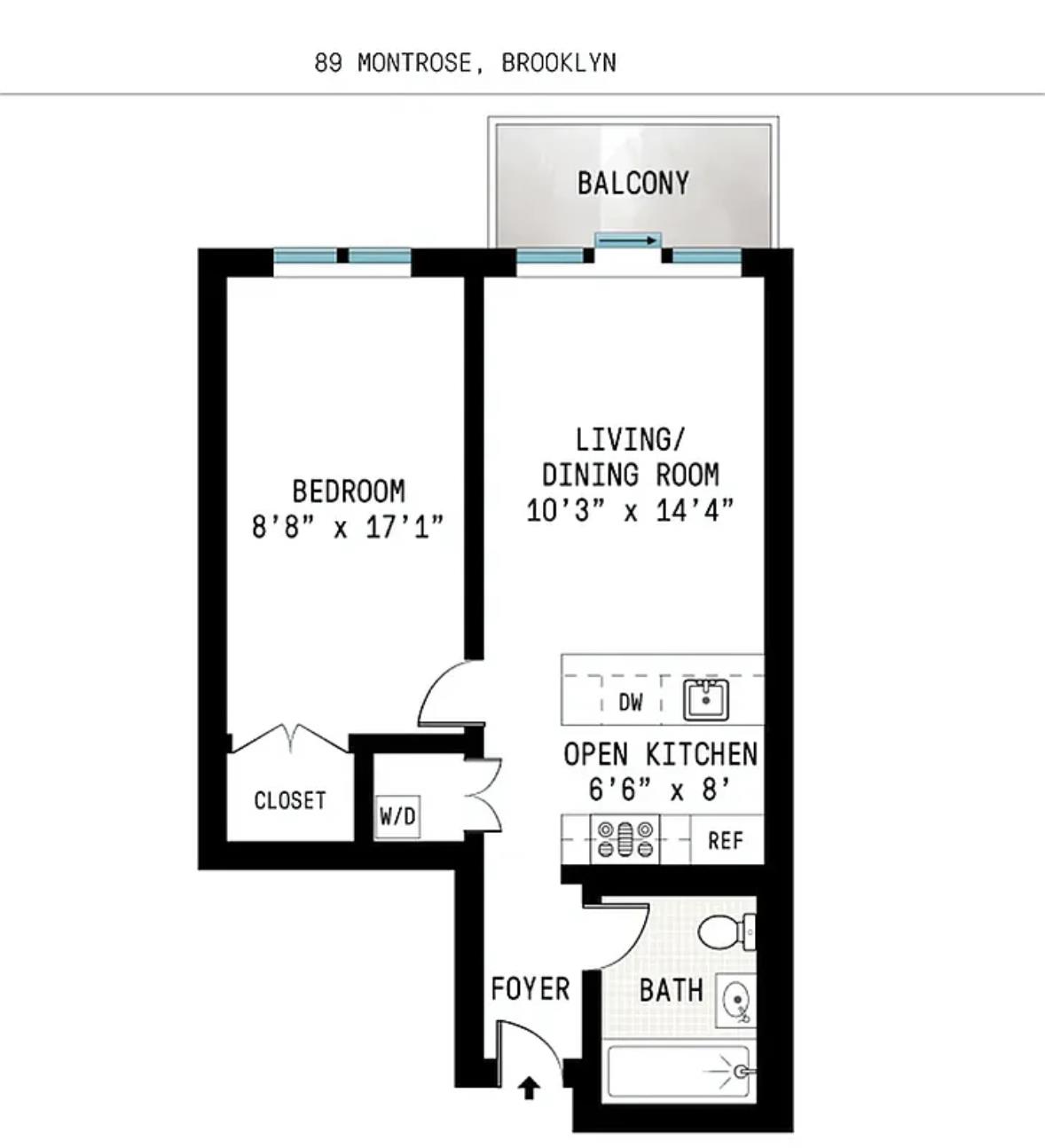 #2 photo, 89 Montrose Avenue, ブルックリン区 Williamsburg , NY 11206