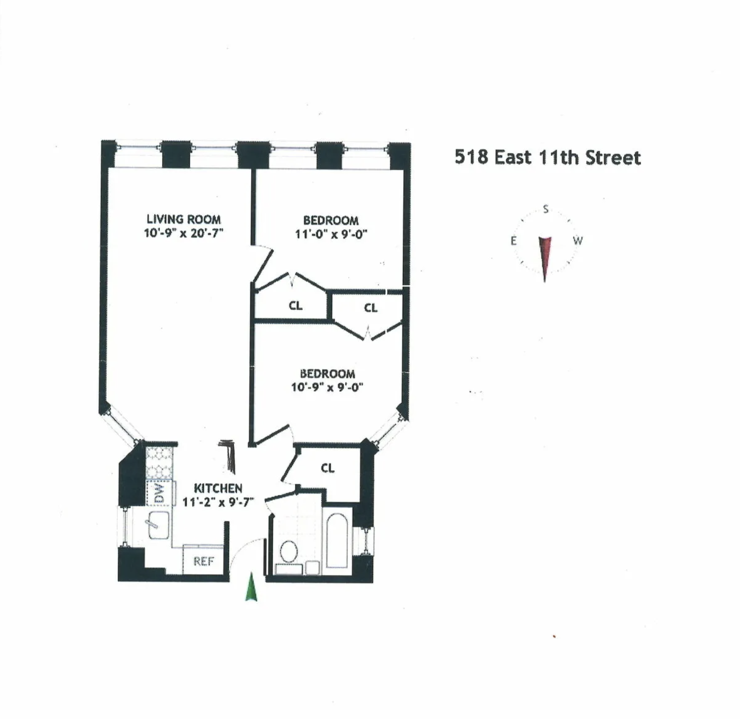 #2 photo, 518 E 11th Street, マンハッタン East Village , NY 10009