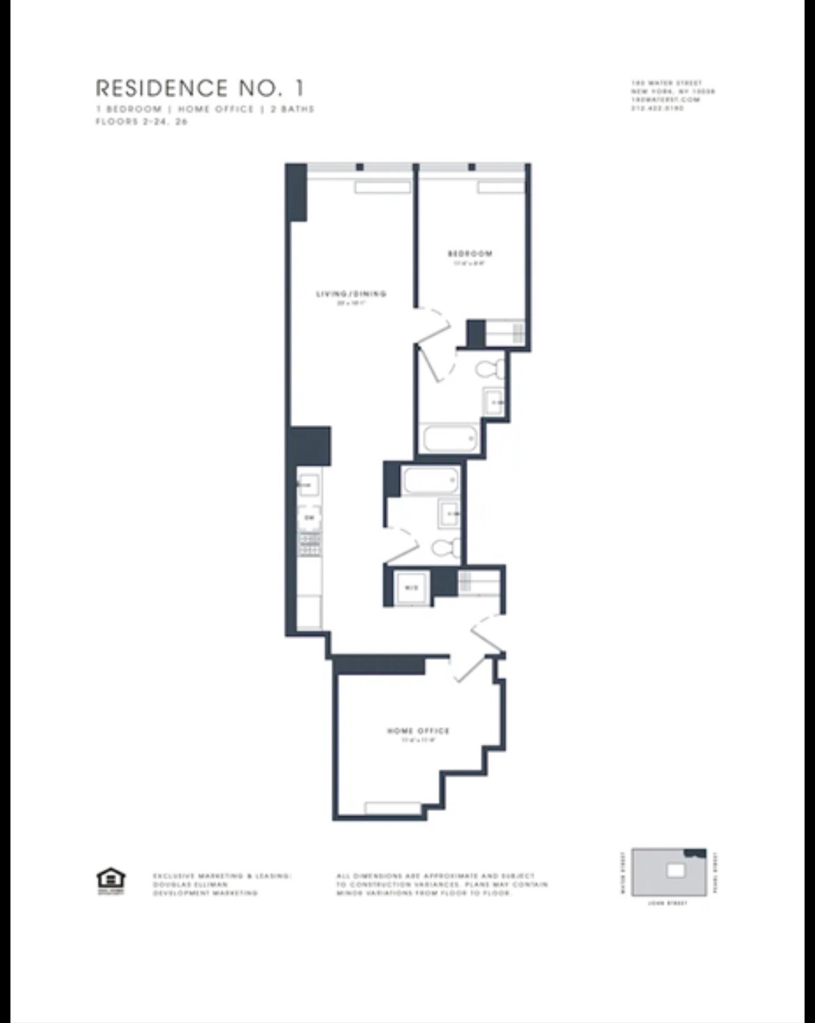 #15 photo, 180 Water Street, #2201, New York , NY 10038