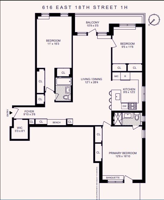 #2 photo, 616 E 18TH Street, Ditmas Park , NY 11226