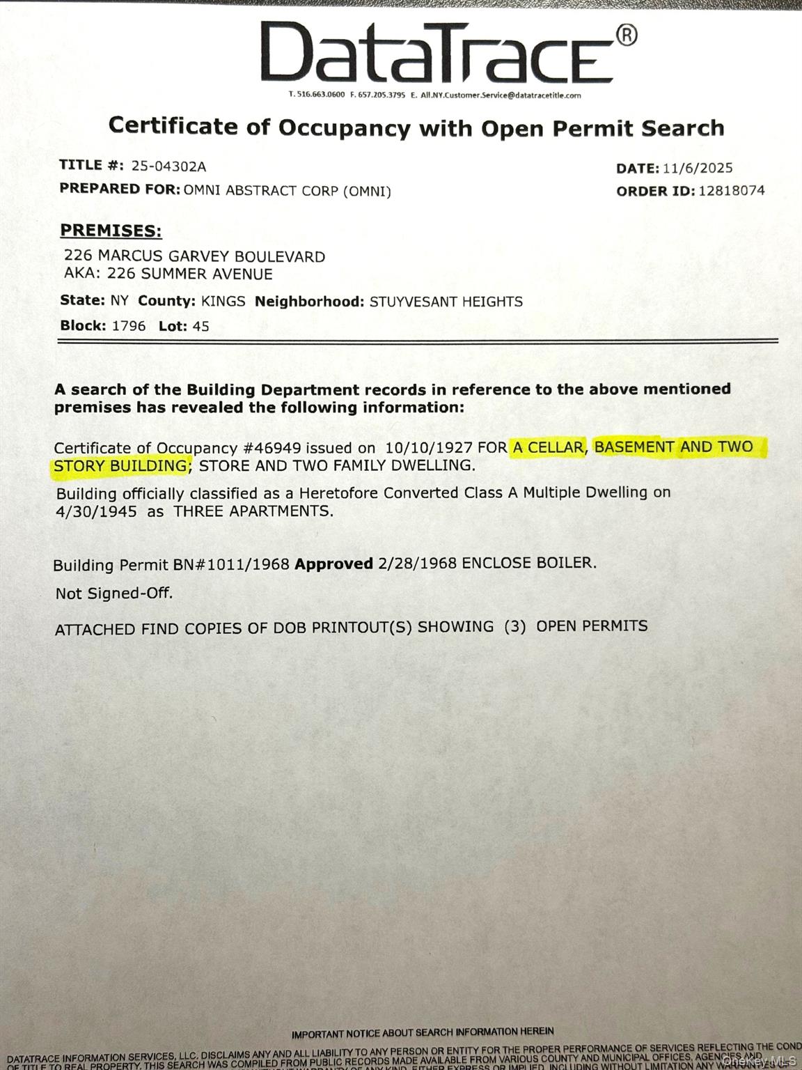 #8 photo, 226 Marcus Garvey Boulevard, Brooklyn , NY 11221