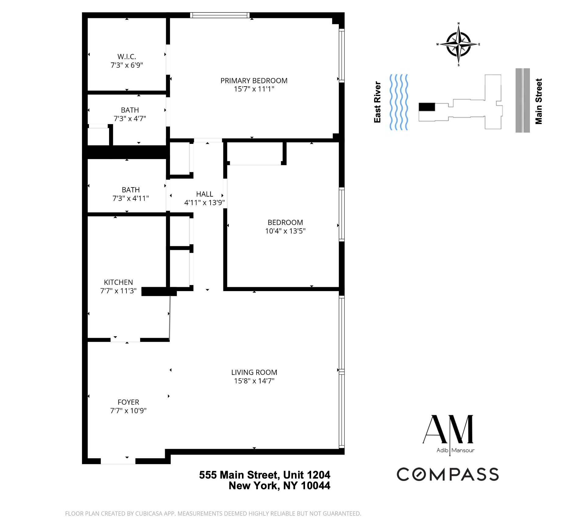 #2 photo, 555 Main Street, Roosevelt Island , NY 10044