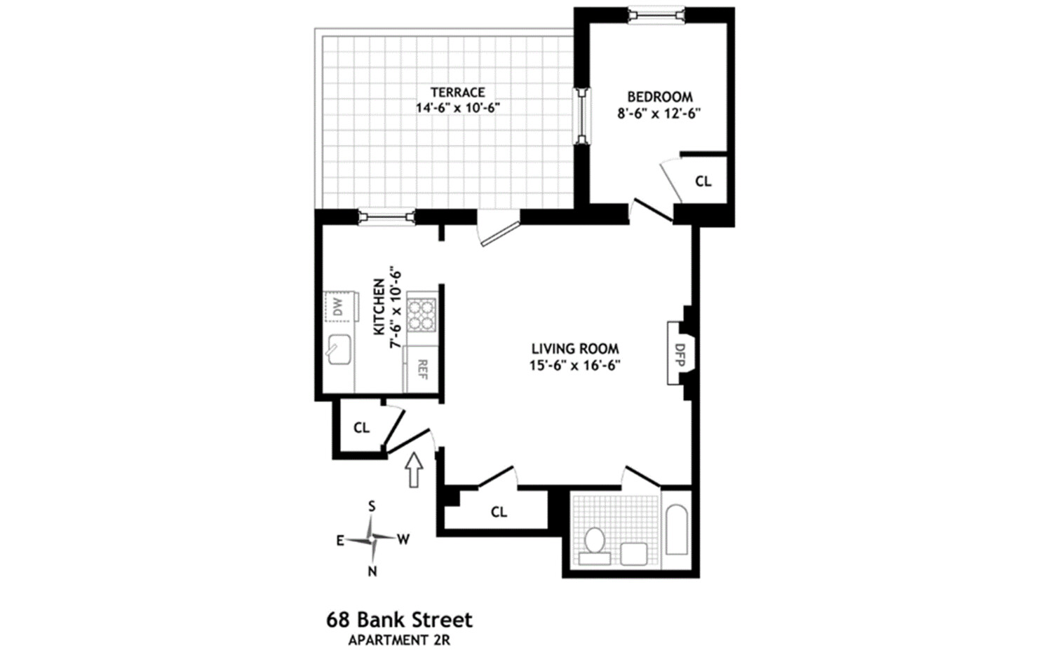 #2 photo, 68 BANK Street, West Village , NY 10014