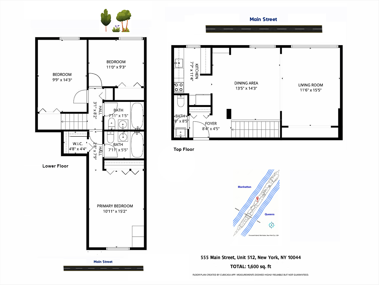 #2 photo, 555 Main Street, Roosevelt Island , NY 10044