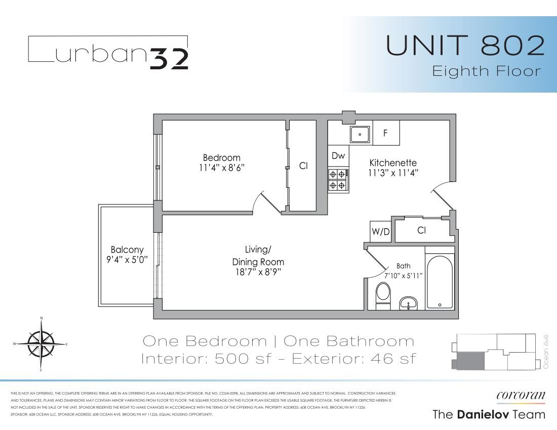 #2 photo, 608 OCEAN Avenue, ब्रुकलीन Prospect Park South , NY 11226