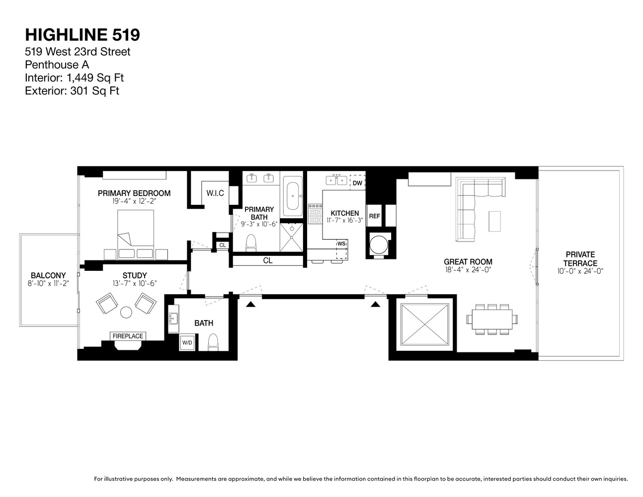 #2 photo, 519 W 23RD Street, מנהטן Chelsea , NY 10011