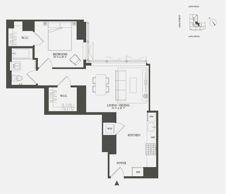 #2 photo, 45-3 Court Square, Куинс ‖ Long Island City , NY 11101