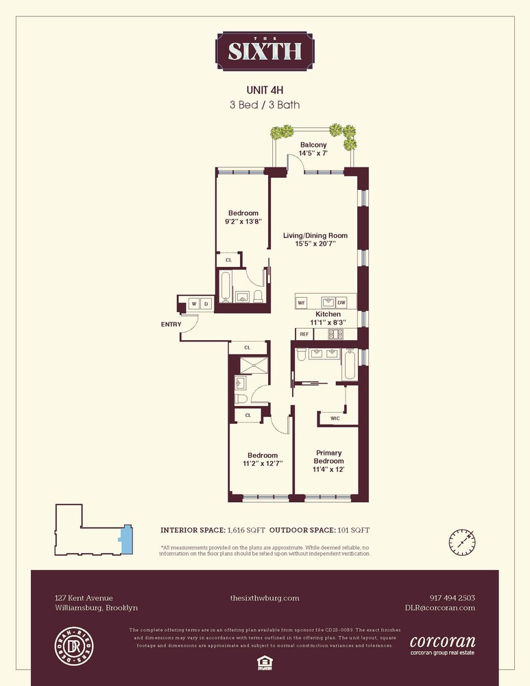 #2 photo, 127 KENT Avenue, Williamsburg , NY 11249