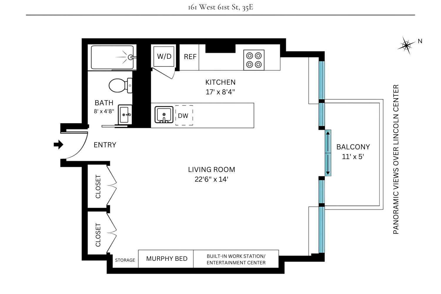 #2 photo, 161 W 61st Street, 맨해튼 Lincoln Square , NY 10023